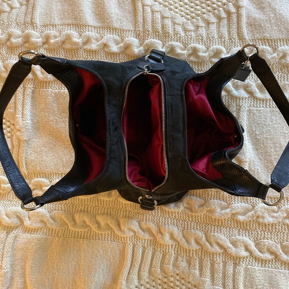 Coach Black Signature Canvas and Leather Madison Hobo Bag - Picture 12 of 15